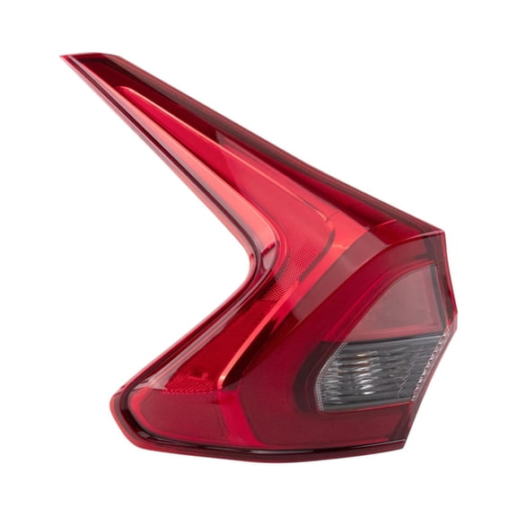 For Mitsubishi Eclipse Cross 2018 2019 2020 Tail Light Assembly Driver Side | Outer | CAPA | Clear And Red Lens | Chrome Housing | For MI2804110, MI2804110C | 191275979099, 8330B013