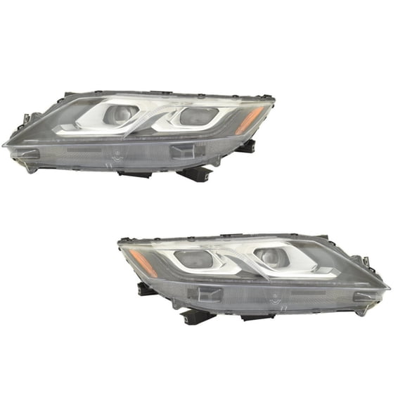 For Mitsubishi Eclipse Cross 2018 2019 Headlight Assembly Driver and Passenger Side | Pair | Full LED | CAPA Certified | Replacement For MI2502175C, MI2503175C | 8301D171, 8301D172