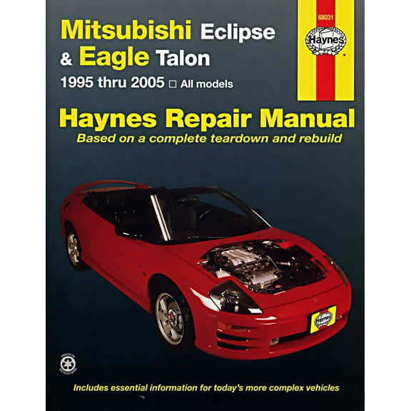 Mitsubishi Eclipse & Eagle Talon for Eclipse (95-05) & Talon (95-98) Haynes Repair Manual ^