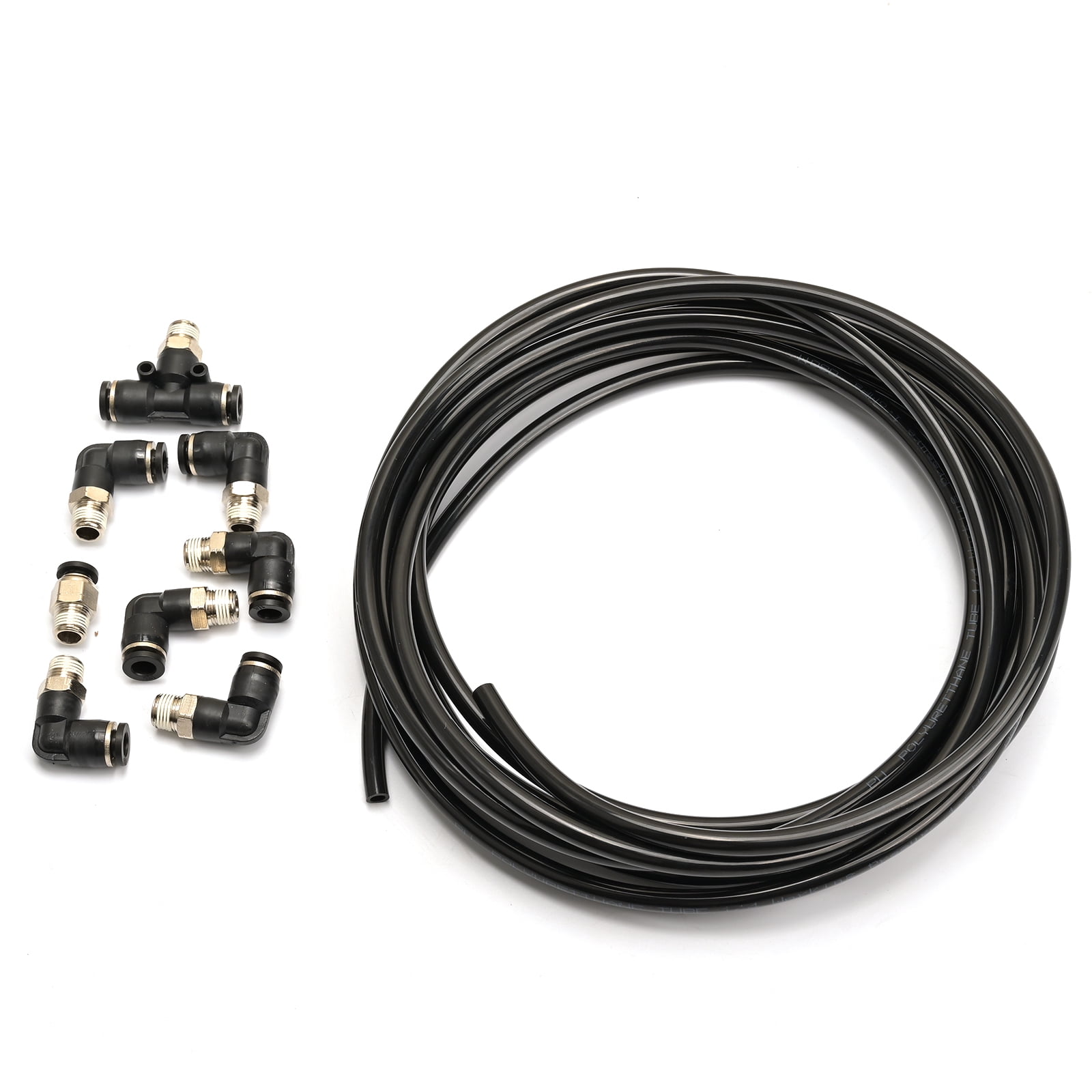 Mitsubishi Evo 7 8 9 X Turbo Wastegate PUSH LOCK Black Vacuum Fitting