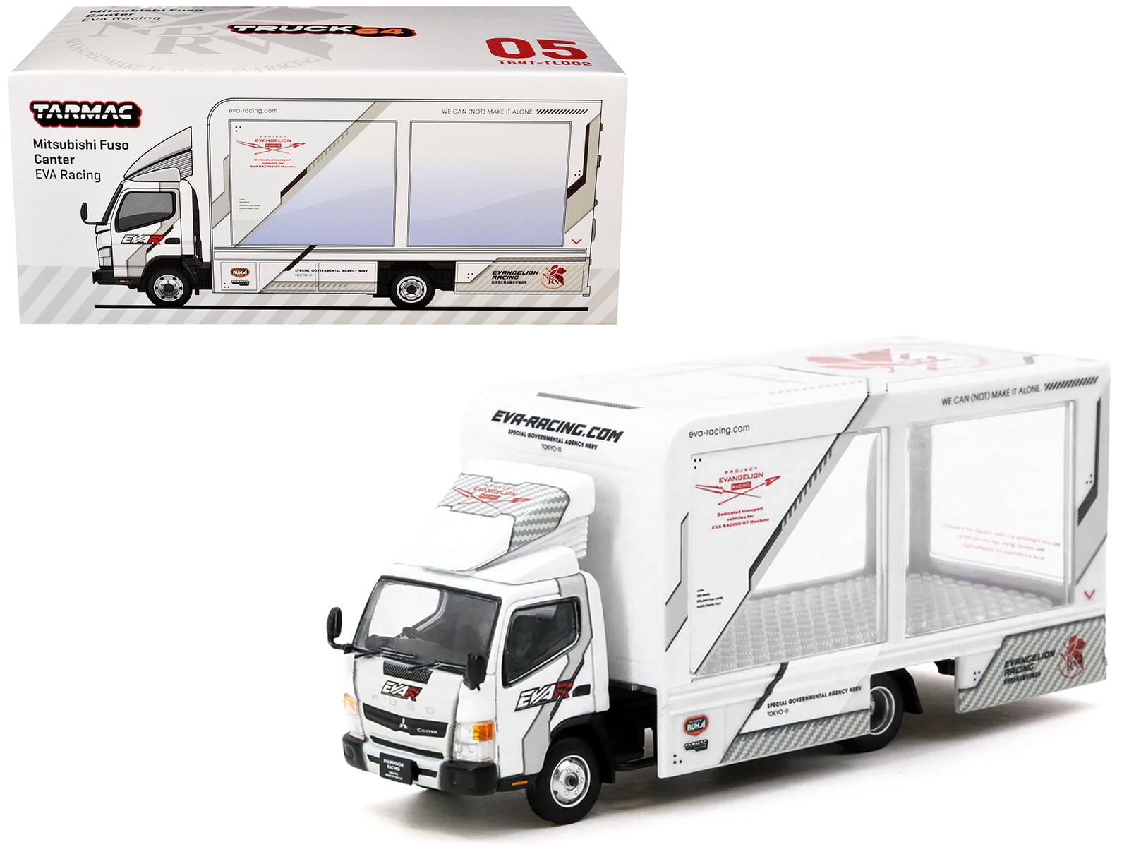 Tarmac Works ふそう Canter Eva Racing Mitsubishi Fuso Canter Mobile Display Truck RHD 