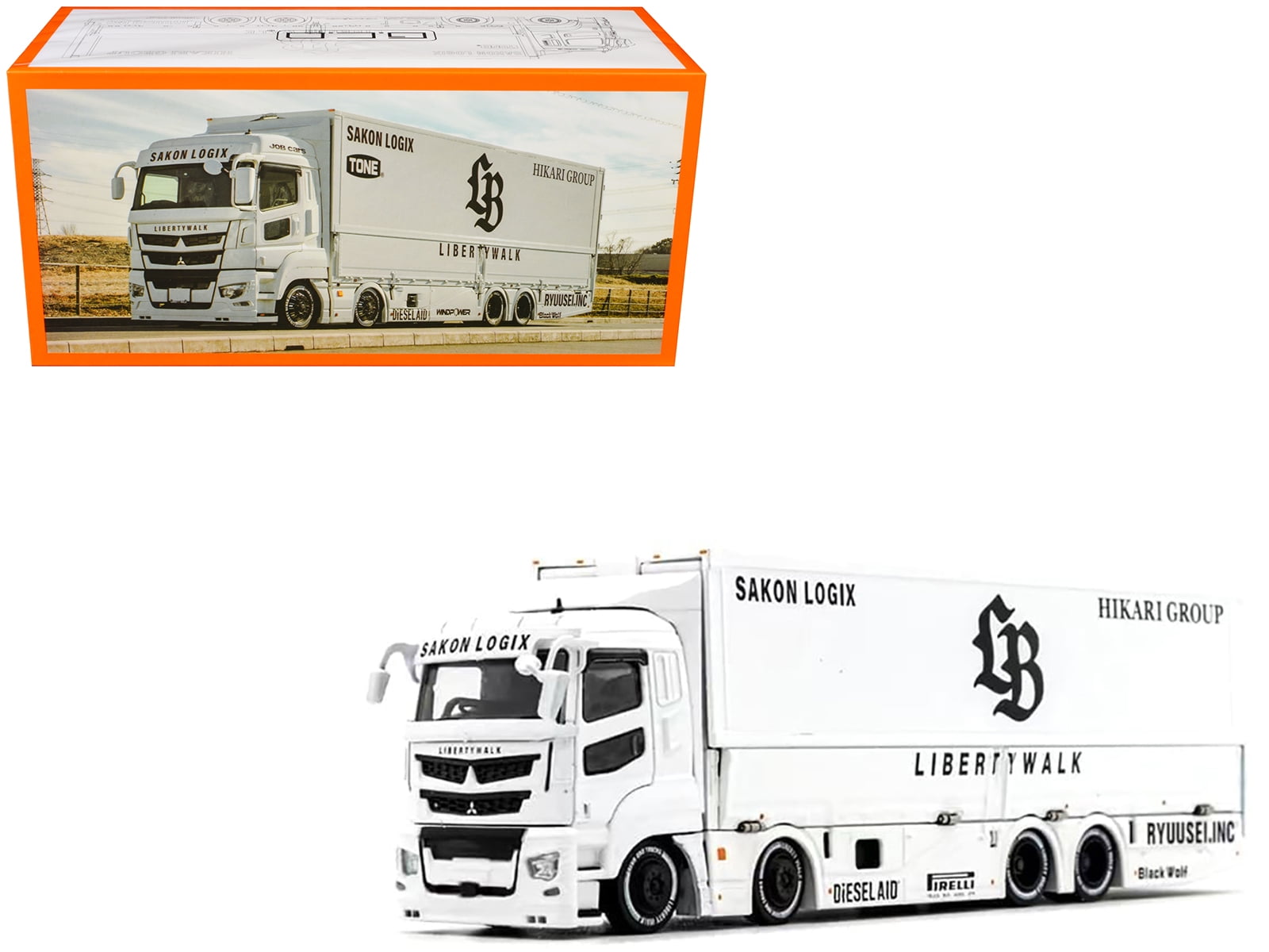 【新品・未開封】LBWK 1/64 LB Trucks FUSO White s-l400.jpg