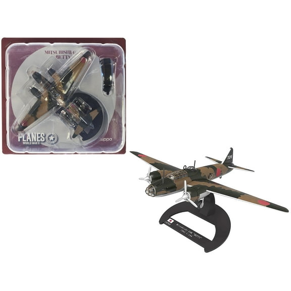Mitsubishi G4M Bomber Aircraft "Betty, Philippines" Imperial Japanese Navy (1941) 1/144 Diecast Model Airplane by Luppa