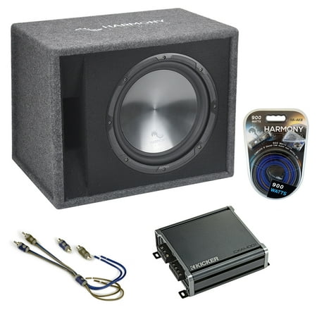 Mitsubishi Lancer 02-17 Harmony Single 12" Loaded Sub Box Enclosure CXA400.1 Amp