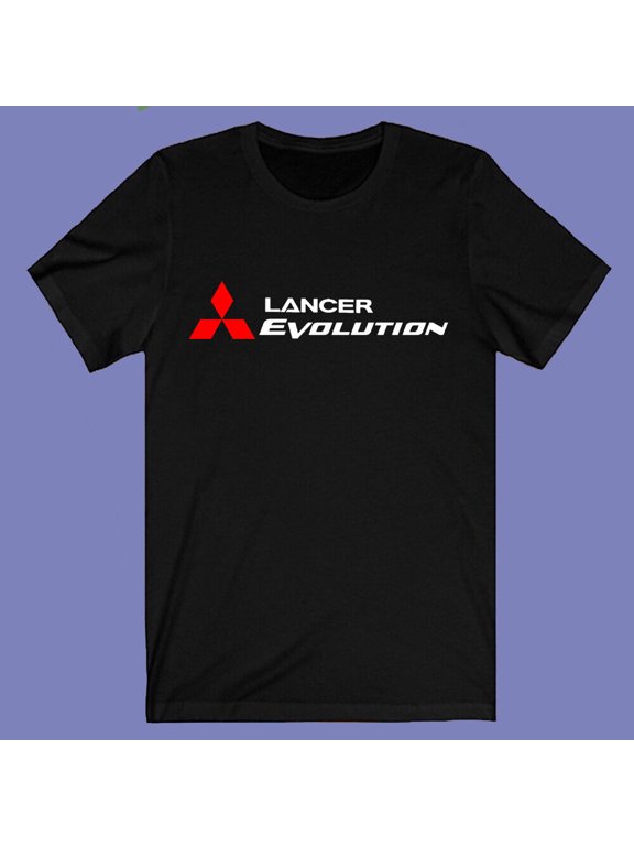 Mitsubishi Lancer Evolution Men's Black T-shirt Size S-3XL