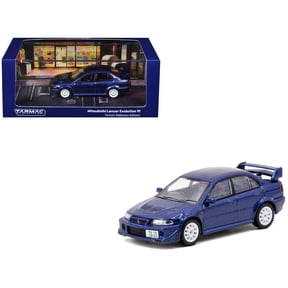 Mitsubishi Lancer Evolution VI RHD "Tommi Makinen Edition" Blue Metallic "Road64" Series 1/64 Diecast Model by Tarmac Works