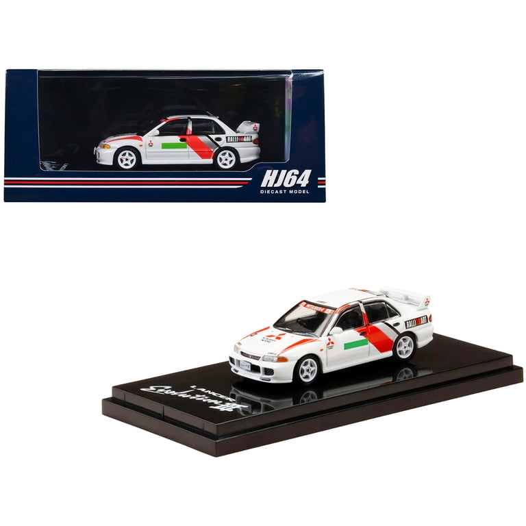Mitsubishi Lancer RS Evolution III RHD Scortia White with Red