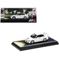 thumbnail image 1 of Mitsubishi Lancer RS Evolution IV White "Monstar" w/Figure "Initial D" (1995-2013) Manga 1/64 Diecast Model Car by Hobby Japan, 1 of 3