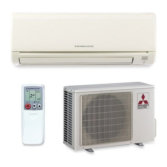Mitsubishi MZ-GL24NA 24000 BTU (20.5 SEER DOE) Ductless Mini Split Air Conditioner, White