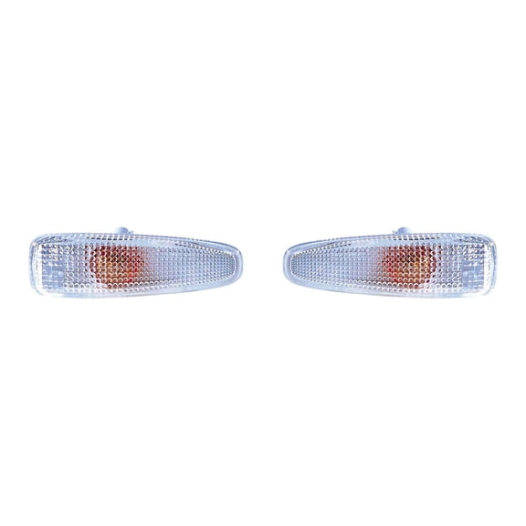 For Mitsubishi Outlander Side Marker Light Assembly 2007 08 09 10 11 12 2013 Driver and Passenger Side | Pair | w/Bulbs | DOT Certified | For MI2570102