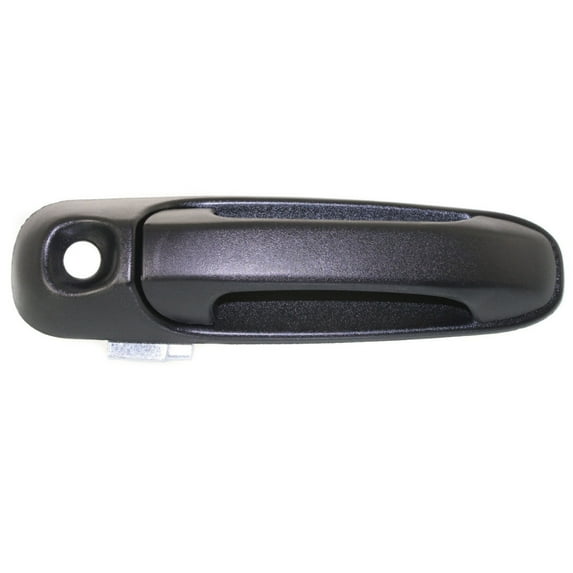 For Mitsubishi Raider 2006 2007 2008 2009 Exterior Door Handle Driver Side | Front | Smooth Black | With Key Hole | Replacement For CH1310120 | 55275949AC
