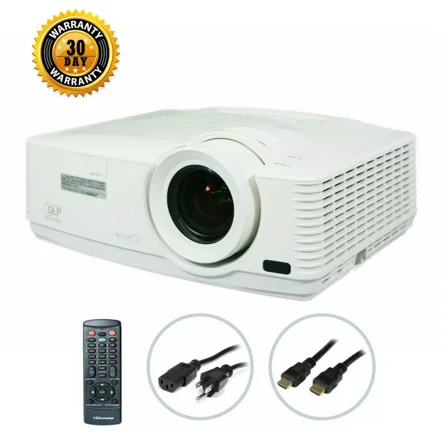 Pre-Owned Mitsubishi WD570U DLP Projector HDMI for Presentation Cinema Gaming Home
