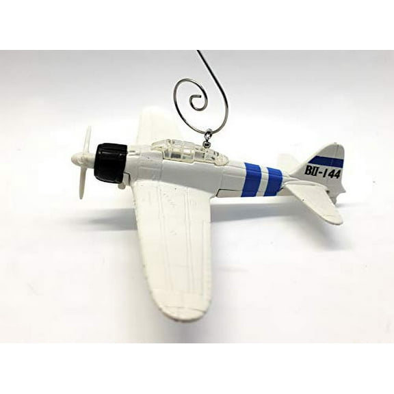 Mitsubishi Zero Aircraft Airplane Custom Christmas Ornament White