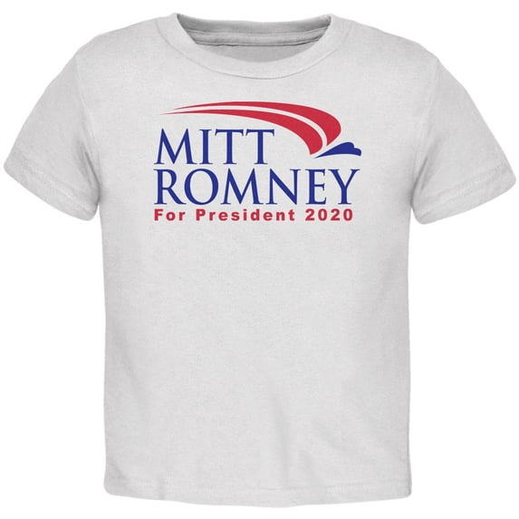 Mitt Romney For President 2020 Toddler T Shirt White Toddler Size 5/6