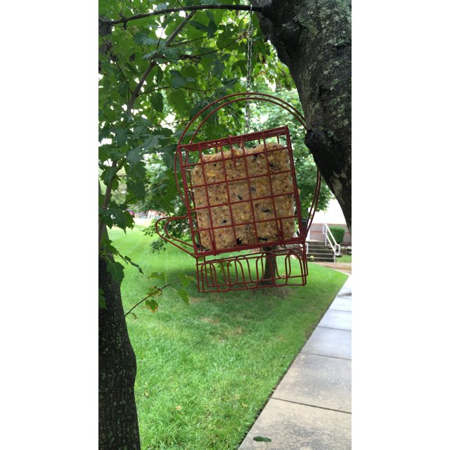 Mitten Shaped Suet Cake Cage Wild Bird Feeder - Suet Cage - Walmart.com