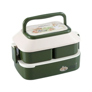 Beiou Electric Lunch Box 60W Food Heated 12V 24V 110V 1.8L Portable Food  Warmer Heater for Car/Truck/Home /Office