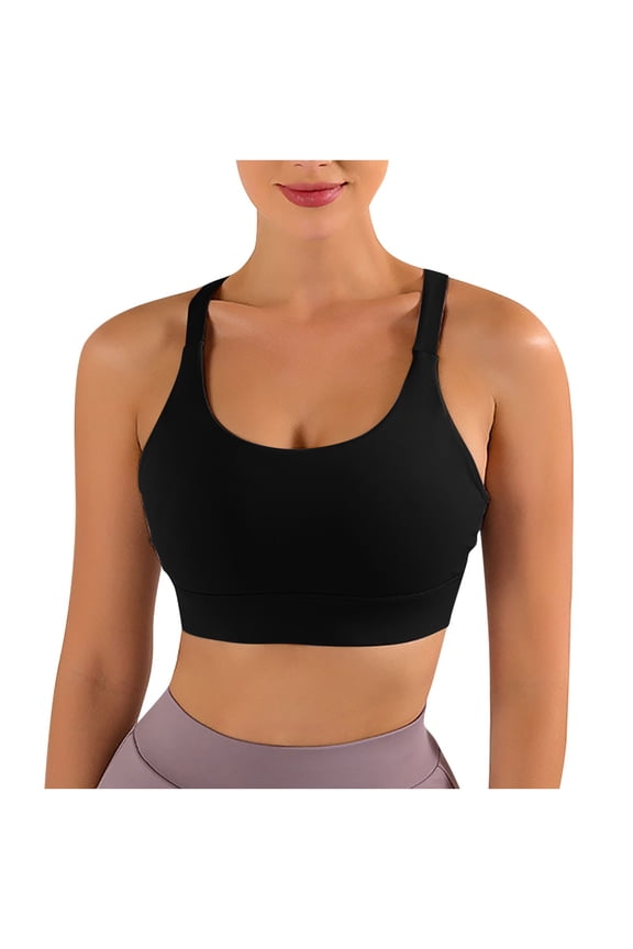 2024 New Nude Yoga Sports Underwear Fitness Outside To Wear Shock-proof Push-up Bra