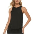 thumbnail image 1 of Mittory Tank Tops for Women Loose Running Sleeveless Tanks Yoga Sports Side Slit Tops Flowy Hem Ice Silk Vest, 1 of 6
