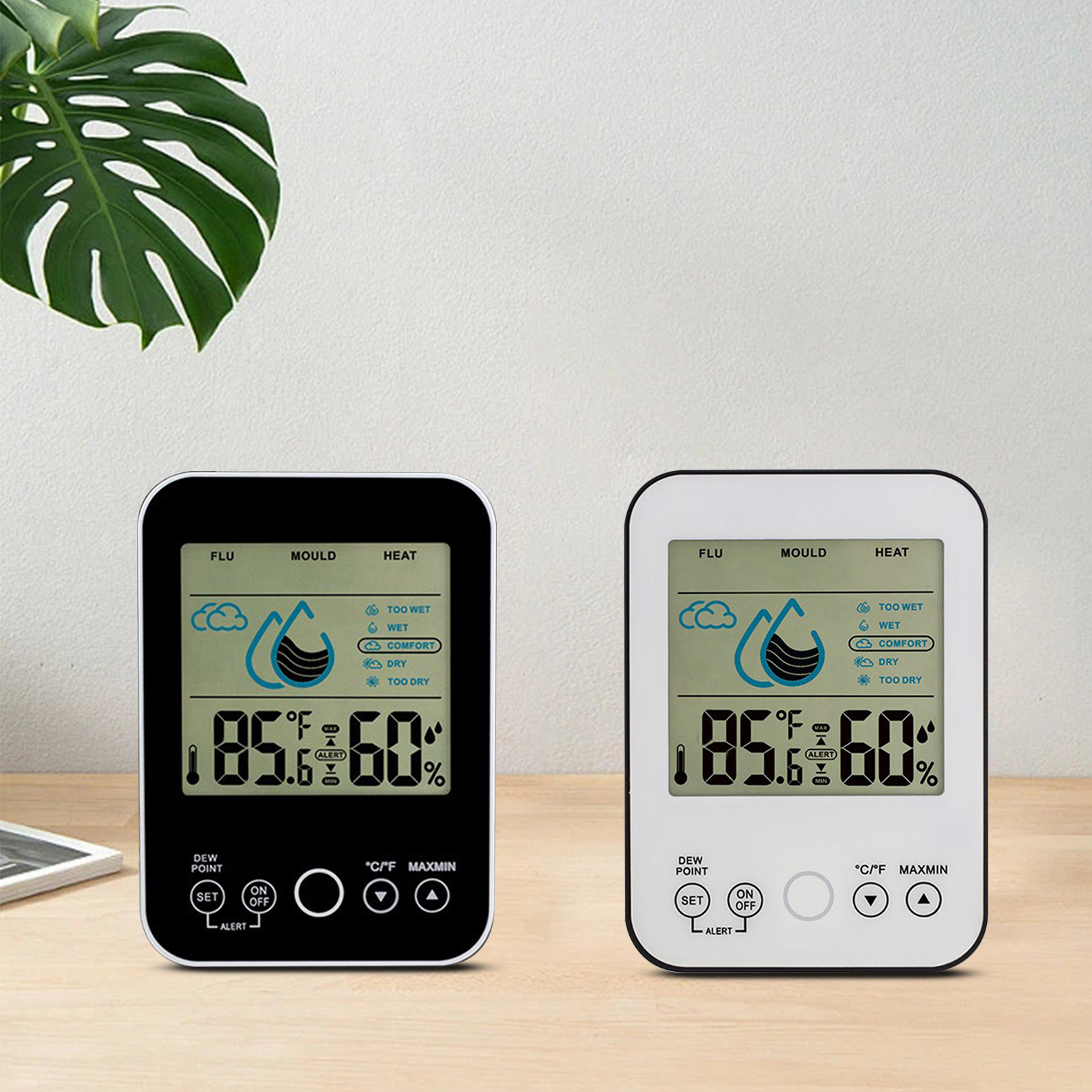Mittory Wireless Weather Stations Indoor Outdoor Thermometers