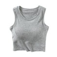 thumbnail image 1 of Mittory Women Sport Bra Sleeveless Yoga Tank Crop Tops Vest Workout Activewear, 1 of 7