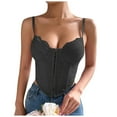 thumbnail image 1 of Mittory Women's Floral Mesh Lace Sleeveless Spaghetti Strap Crop Cami Tank Top Camisole Tops, 1 of 6