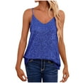 thumbnail image 1 of Mittory Women's Sequin Tops Sleeveless Sparkle Shimmer Camisole Glitter Tank Tops Cocktail Club Party Vest, 1 of 3