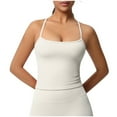 thumbnail image 1 of Mittory Womens Adjustable Camisole Sleeveless Square Neck Spaghetti Strap Tank Tops Basic Shirt, 1 of 7