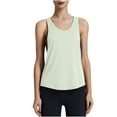 thumbnail image 1 of Mittory Womens Cotton Racerback Workout Tank Tops Scoop Neck Athletic Loose Sleeveless Shirts, 1 of 4