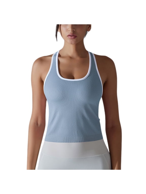 Womens Sports Workout Training Singlet Quick Dry Gym Fitness Running Tank Tops