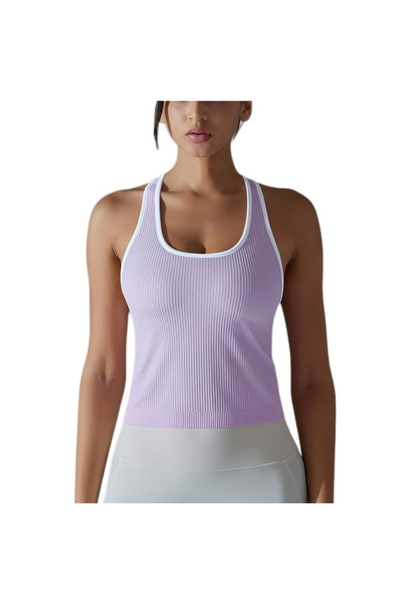 Womens Sports Workout Training Singlet Quick Dry Gym Fitness Running Tank Tops