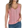 thumbnail image 1 of Mittory Womens Tank Tops Hollow Summer Casual Loose Flowy Shirt Tanks Vest Vacation Sleeveless Shirts, 1 of 5