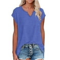 thumbnail image 1 of Mittory Womens Tank Tops Side Ruched Sleeveless T Shirt Crewneck Dressy Casual Summer Top Fashion Basic Tees Clothes, 1 of 7