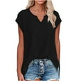 thumbnail image 1 of Mittory Womens Tank Tops Side Ruched Sleeveless T Shirt Crewneck Dressy Casual Summer Top Fashion Basic Tees Clothes, 1 of 7