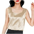 thumbnail image 1 of Mittory Womens Tank Tops Sweetheart Neck Dressy Casual Summer Flowy Sleeveless Camisole Silk Satin Blouses Basic Shirts, 1 of 6