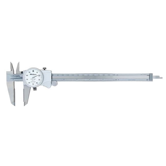 Mitutoyo 0-8 in. Dial Caliper with 0.1 in. Range Revolution Outdoor Carbide