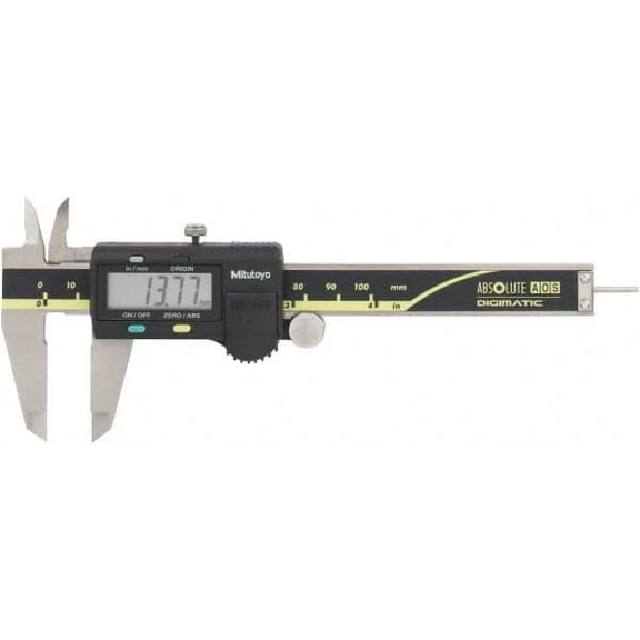 Mitutoyo 0 to 100mm Range, 0.01mm Resolution, Electronic Caliper Stainless Steel with 40mm Stainless Steel Jaws, 0.03mm Accuracy