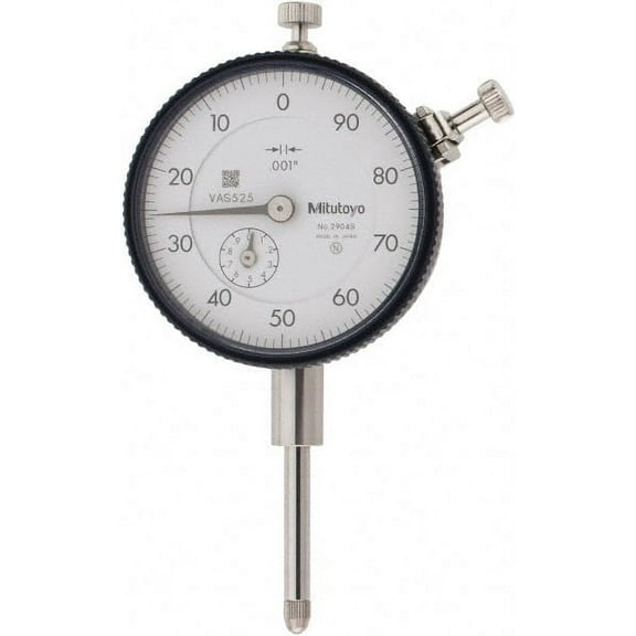 Mitutoyo 1" Range, 100-0 Dial Reading, 0.001" Graduation Dial Drop Indicator
