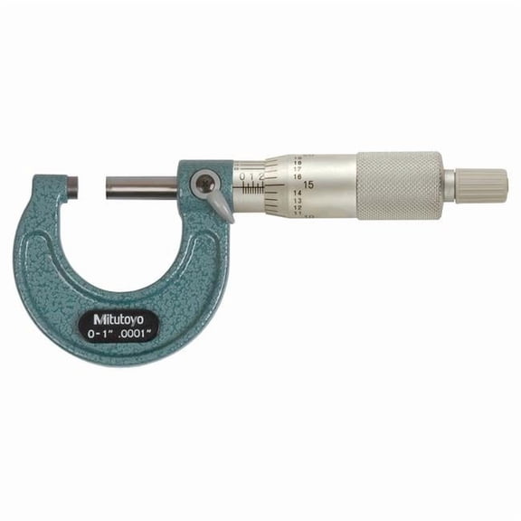 Mitutoyo 103-131 0-1 in. Micrometer Range with Ratchet Stop