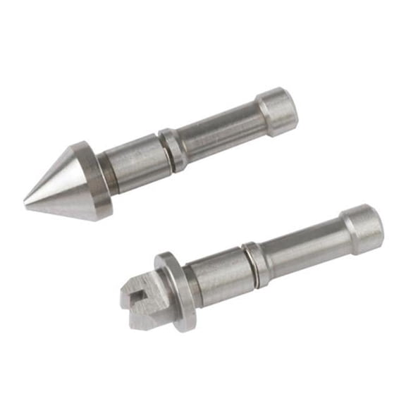 Mitutoyo 126-802 Anvil Spindle Screw Thread Micrometer Tip Set for M2 44-28 TPI