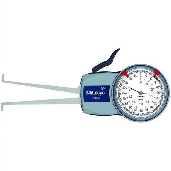 Mitutoyo 209-354 0.80-1.6 in. Range Dial Internal Type Caliper Gage