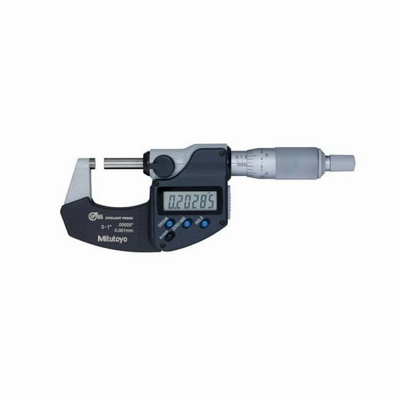 Mitutoyo Digital Micrometer,0 to 1In,Ratchet 293-330-30