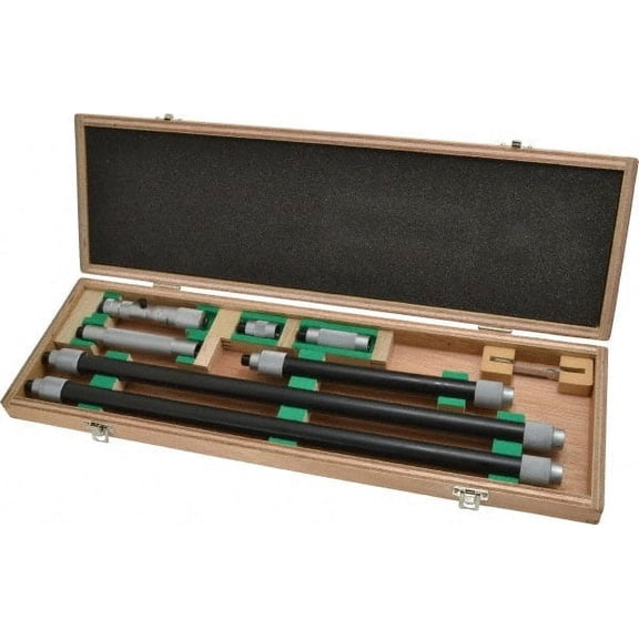 Mitutoyo 4 to 52" Range, Mechanical Inside Tubular Micrometer 0.001" Graduation, 0.00012+m+0.00004xR/20" Accuracy