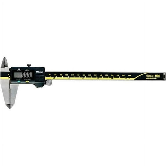 Mitutoyo 500-164-30 Advanced Onsite Sensor Absolute Scale Digital Caliper, 0-8" Range, Stainless Steel