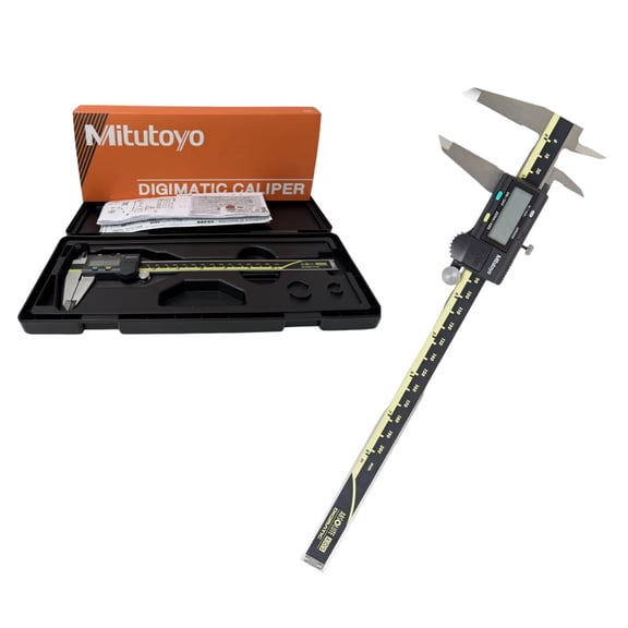 Mitutoyo 500-197-30 Digital Caliper, 0-8"/200mm Range, 0.0005"/0.01mm Res, Professional Tool