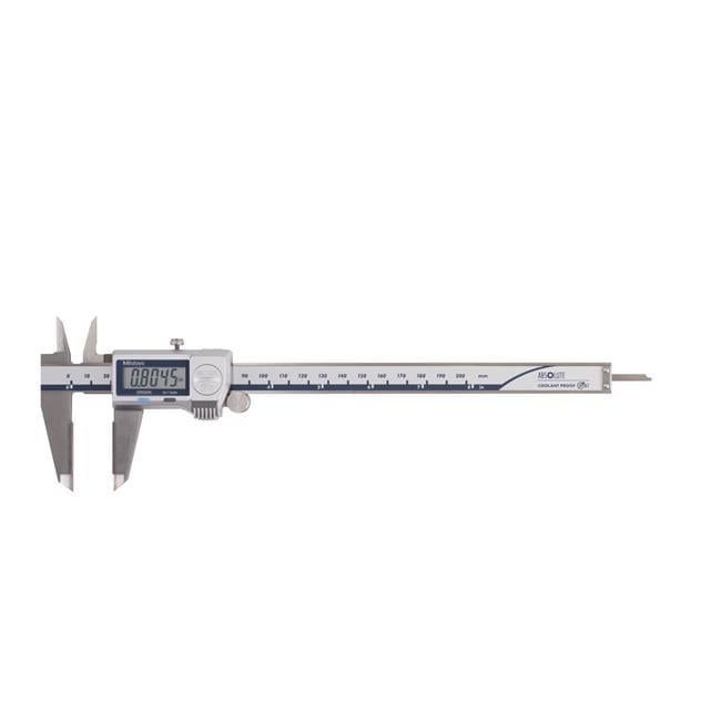 Mitutoyo 500-732-20 0-8 in. Coolant Proof Caliper with 200 mm Range-Outdoor Jaws