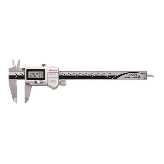 Mitutoyo Absolute Digital Caliper,0 to 6 In 500-762-20CAL