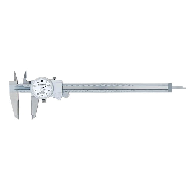 Mitutoyo 505-739 0-8-0.1 in. Dial Caliper with Revolution Indoor & Outdoor Carbide