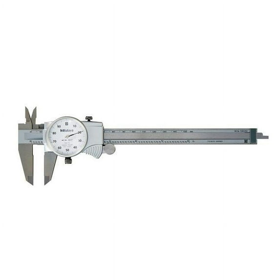 Mitutoyo 505-742 0-6 in. Dial Caliper with 0.1 in. Range Per Revolution