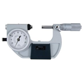 Mitutoyo 510-132 1-2 in. Indicating Micrometer with IP54 Retractable Anvil