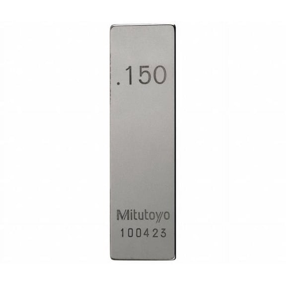 Mitutoyo Gage Block,Rect,Steel,0.150 In,ASME 0 611115-531